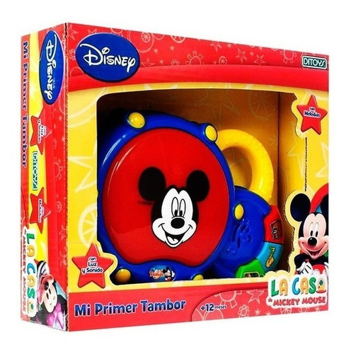 Mickey Mouse Mi Primer Tambor Con Luz Y Sonido