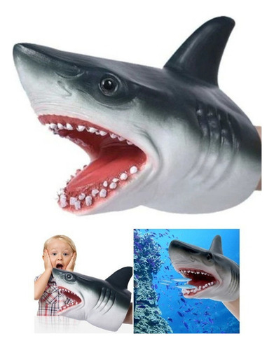 Qk 'juguete Guantes Marioneta Mano Tiburón'