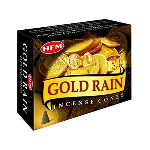 Caja De Oro Rain, Juego De 12 Cajas, 10 Conos Cada Una,