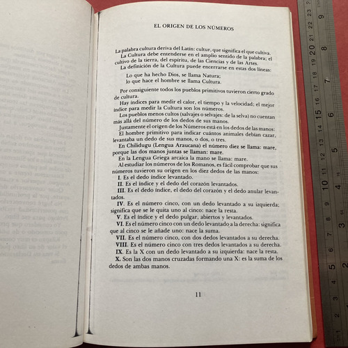 Lonko Kilapán Sistema Numeral Araucano Mapuche Números (Usado)