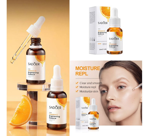 Set Facial Vitamina C, Niacinamida, Hialurónico Y Colageno