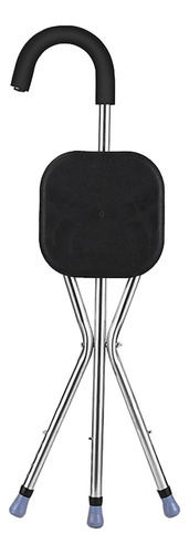 Taburete Asiento Bastón De Viaje 3 Patas Ligero Soporta