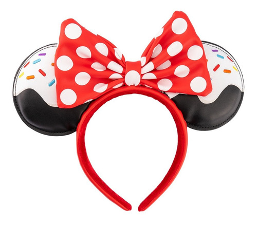 Loungefly Disney Minnie Sweets Sprinkle Ears Headband Color Rojo