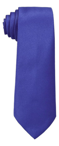 Corbata Hombre Regular Azul Stfashion 52704212 Color Royal Diseño de la tela Liso
