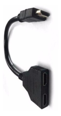 Imagen 6 de 8 de Cable Adaptador Splitter Hdmi Macho A 2 Hdmi Hembra Video