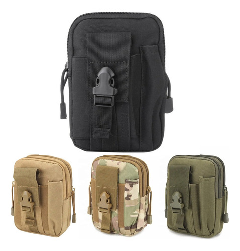 Bolso Tático Acessório Modular Molle Multiuso Porta Objeto Cor Multicam