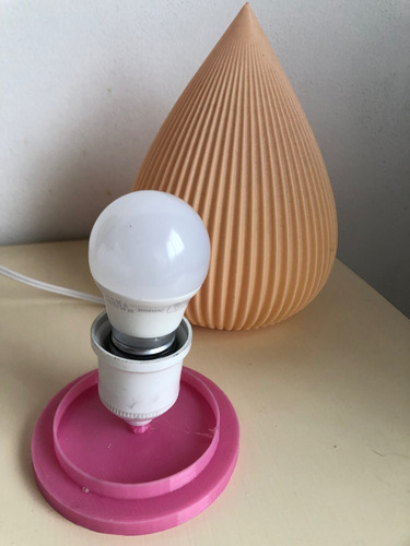 Velador Gota Plisado Nórdico Beige Beige (Usado)