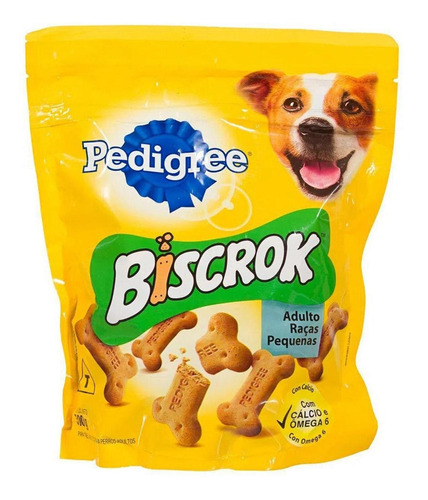 Biscoito Pedigree Biscrok Adultos Pequenas E Mini 500g