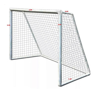 1 Arco De Futbol Fierro 180x120-48mm red forcecl 1 Arco De Futbol Fierro 180x120-48mm red forcecl