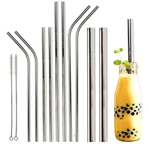 Comprar Pajitas Reutilizables De Acero Inoxidable Youngever, Pajitas