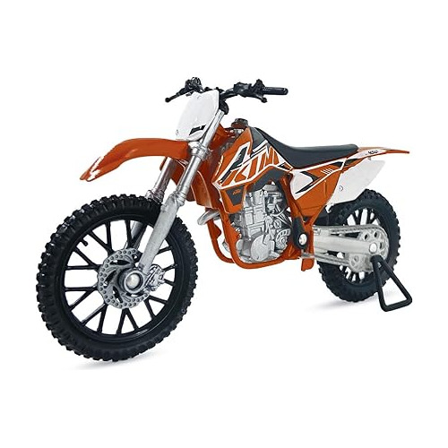 Die Cast Motocicleta Naranja Ktm 450 Sx F Escala 18 Modelo C