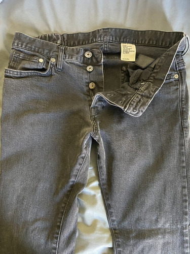 Pantalon Denim Para Jovenes Mezclilla Ancho 33 Largo 32