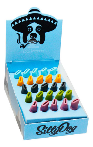 Caixa De Piteira De Silicone Silly Dog 7mm Tabacaria Da Mata