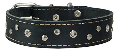 Perros Mi Amor Genuine Cuero Collar Perro Afilado 78266