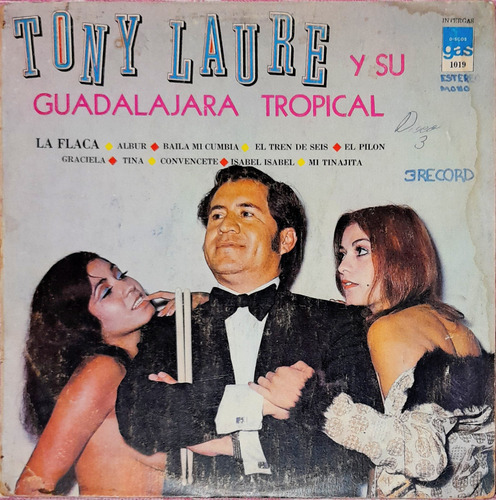 Tony Laure Y Su Guadalajara Tropical 1974 Disco De Vinilo (Usado)