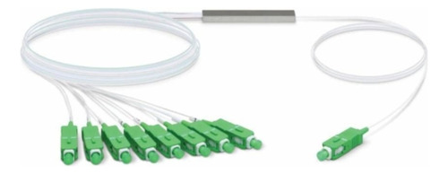 1x8 Splitter Divisor Fibra Optica C/conector Sc/apc 10 Pzs