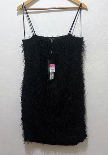 Vestido Flecos Studio F Talla 14 Nuevo Con Msi