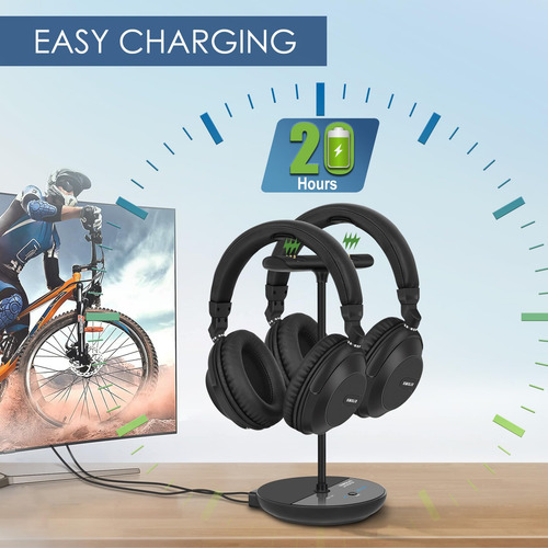 Auriculares Inalámbricos Simolio 737d2 Plus Para Ver La Tele