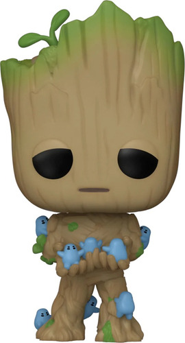 Funko Pop Marvel: Yo Soy Groot - Groot Con Grunds #1194