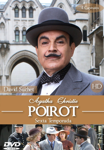 Poirot (agatha Christie) 6ta. Temporada - 4 Dvd