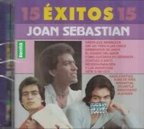 Imagen 1 de 1 de Joan Sebastián 15 Éxitos Cd