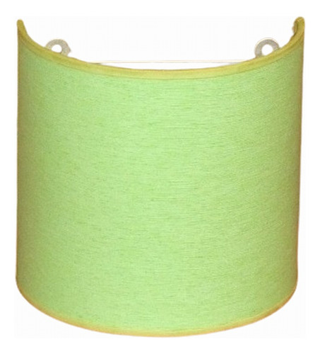 Aplique De Pared En Tela Verde Manz 20-20/20 Cm Alt 