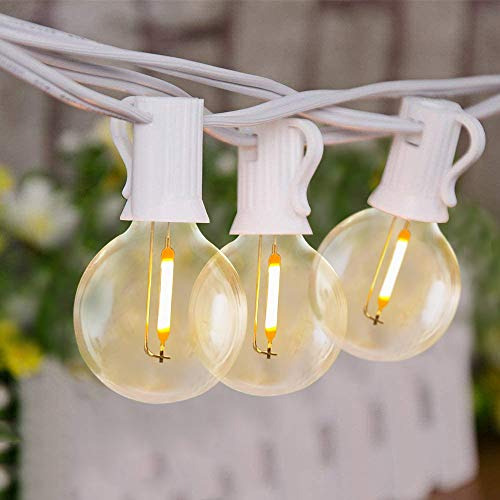 - Cadena De Luces Led De 25 Pies, Impermeables, Conecta...