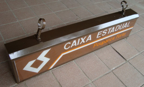 Placa Luminosa Caixa Estadual