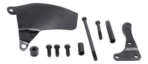 Juego De Soportes De Alternador Compatible Con Chevy Negro