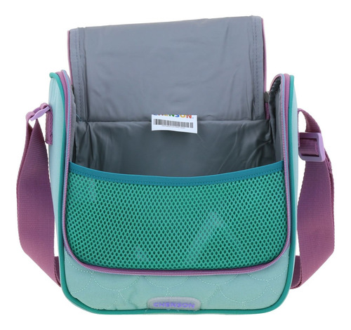 Kit Mochila Lapicera Lonchera Chenson Princesas Ariel Luriel Color Turquesa Pr70463-kc3 Escolar