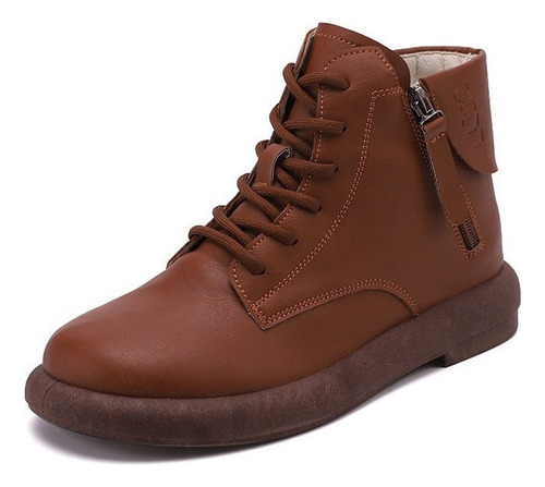 Botas Dama Botas Retro Hechas A Mano Salvajes Casuale