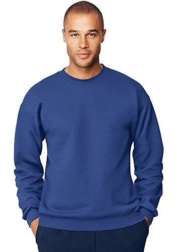 Hanes Mens ***** Oz. Sudadera Ultimate Cotton 90-10 Fleece (