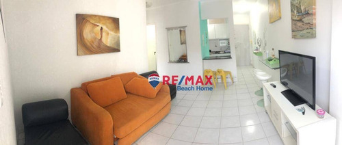 Imagem 1 de 12 de Kitnet À Venda, 60 M² Por R$ 280.000,00 - Praia Pitangueiras - Guarujá/sp - Kn0003