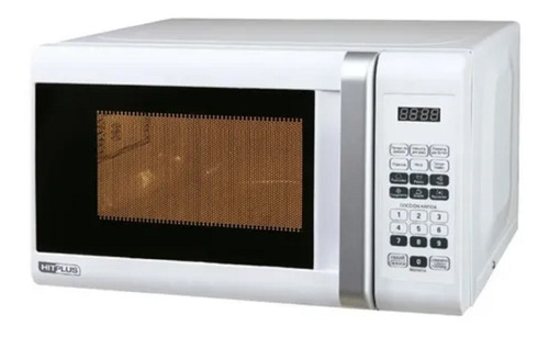 Microondas Digital Hitplus 20lt Cm206d Blanco De 700w