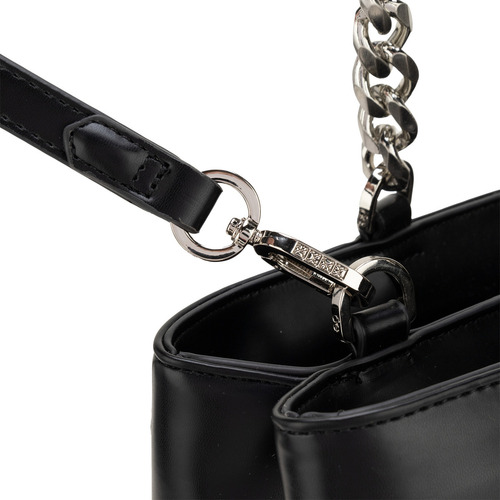 Bolsa Satchel Cloe Izisyla Mediano Color Negro