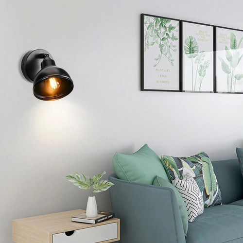 A 2piezas Mini Lámpara De Pared Moderna Ajustable E27