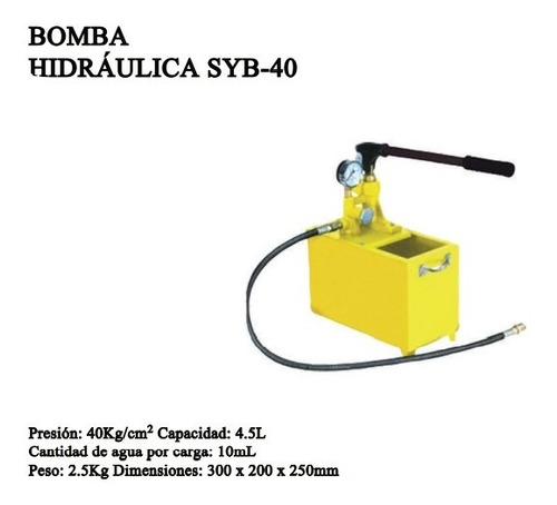 Bomba Hidraulica Syb-40 