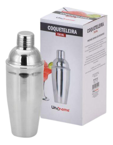 Coqueteleira Aço Inox 750ml Copo P/ Drinks Bebida Caipirinha