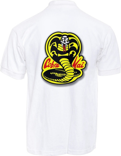 Playera Cobra Kai Espalda Y Pecho. Puño No Mercy. 