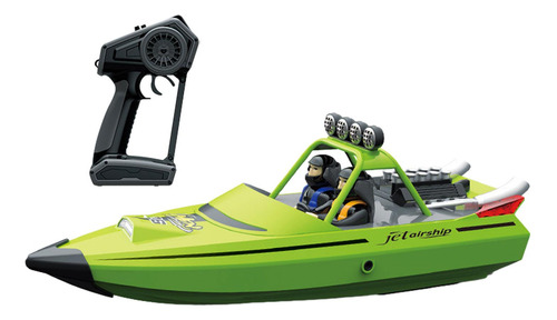 Barco De Carreras Rc De Agua Para Batería Única Verde