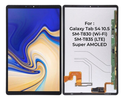 1. Pantalla Táctil Amoled Para Samsung Galaxy Tab S4 T830