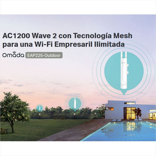 Access Point Exteriores Wifi Gigabit Ac1200, Tp-link Eap225