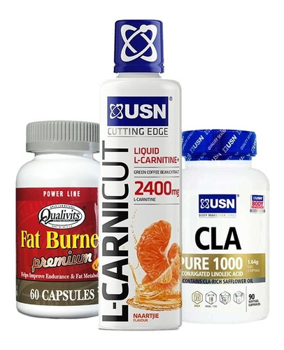 Pack Adelgazante Elite - Carnitina, Cla Y Fat Burner Premium