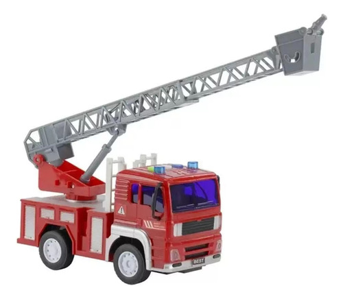 Veículo Bombeiro R3033 Escada - Bbr Toys