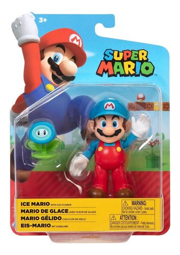 Mario Super Mario Nintendo 4 Pulgadas Figuras Articulada