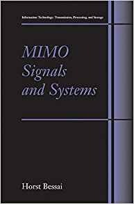 Mimo Signals And Systems (information Technology Transmissio