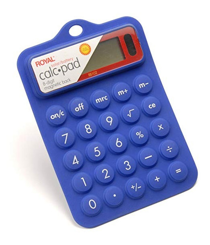 Real Calculadora De Goma Rb102 - Azul