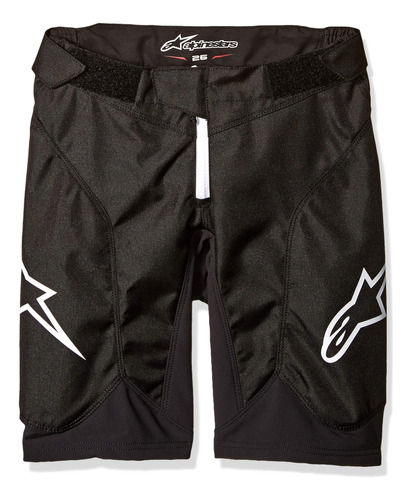 Alpinestars Pantalones Cortos Vector Juventud, Negro/blanco,