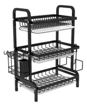 Comprar Rack Escurridor Organizador Cocina Secador Platos 3 Niveles