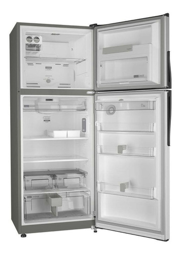Imagen 4 de 5 de Nevecón no frost Whirlpool WRW45AKTWW silver con freezer 435L 110V - 127V